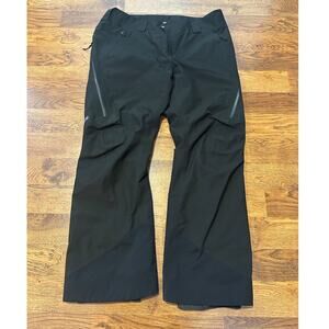 Patagonia Powder Bowl Gore-Tex Insulated Ski Pants Black Size XL Waterproof Snow